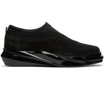 Black Slip On Mono Sneakers