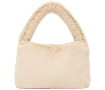 Beige Mini Rex Shoulder Bag