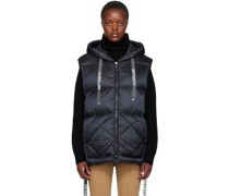 Navy The Cube Tresse Down Vest