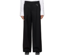 Black Wide Trousers