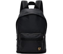 Black Zip Backpack