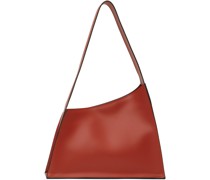 Red Slanted Shoulder Bag