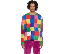 Multicolor Checked Long Sleeve T-Shirt
