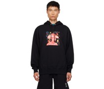 Black Graphic Hoodie