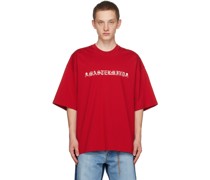 Red Rubbed T-Shirt