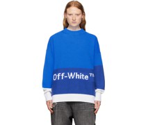 Blue Colorblocked Sweater