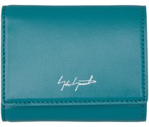 Blue Discord Leather Wallet