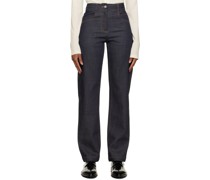 Indigo Straight Fit Jeans