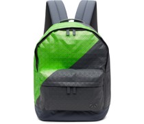 Gray & Green Daypack Backpack