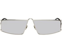 SSENSE Exclusive Silver SL 606 Sunglasses