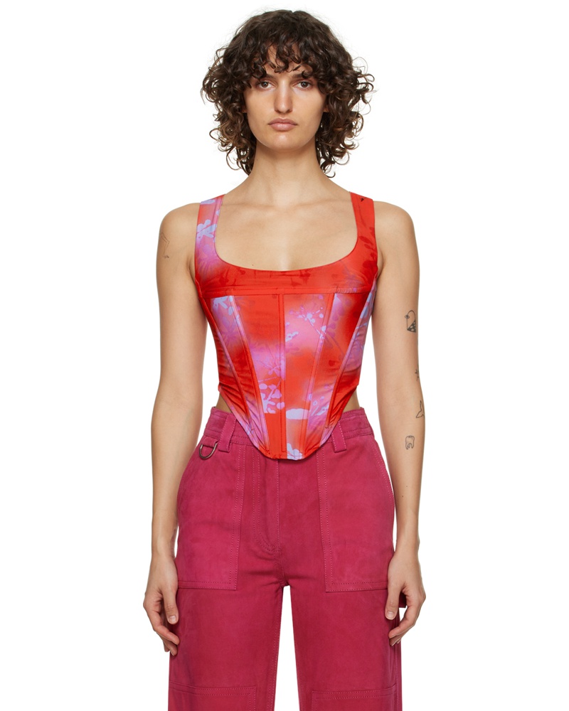 Miaou Damen Red Campbell Corset