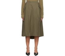 Green Moon Midi Skirt