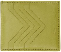 Green Square Card Holder