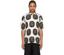 Off-White Hombre Verde Short Sleeve Shirt