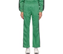 Green Drawstring Track Pants