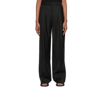 Black Valentina Trousers
