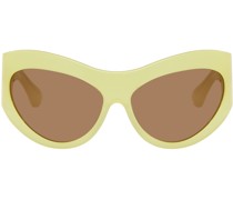 SSENSE Exclusive Yellow Darya Sunglasses