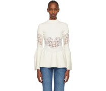 Off-White Peplum Sweater