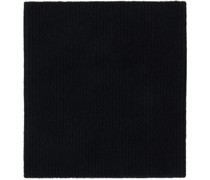 Black Baby Cashmere Knit Scarf