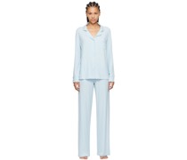 Blue Soft Lounge Pyjama Set