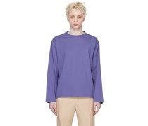 Purple Back Print Long Sleeve T-Shirt
