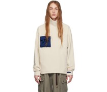 Off-White Zip Pocket Turtleneck