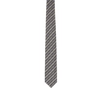 Black & Gray Silk Tie