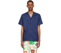 Navy Cotton Shirt