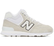 Grey New Balance Edition 'eYe' 574 Suede Sneakers