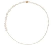 White Pearl Petite Peggy Necklace