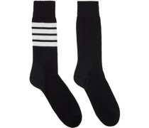 Black Tricolor Socks