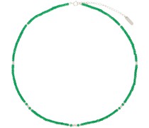 SSENSE Exclusive Green 'The Beads' Necklace