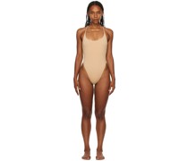 SSENSE Exclusive Beige Valkiria One-Piece Swimsuit