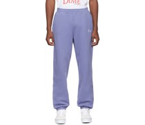Purple Cotton Lounge Pants