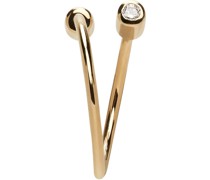 Gold Diamond 01 Twist Single Earring