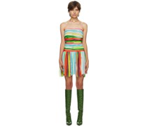 Multicolor Leal Mini Dress