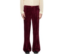 Red Maceo Trousers
