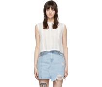 White Cotton Tank Top