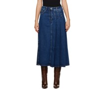 Blue Bier Denim Midi Skirt