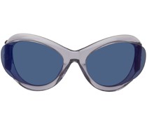 Purple Futuristic Sunglasses