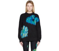 Black Jacquard Sweater