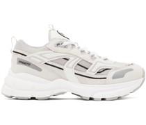 White & Gray Marathon R-Trail Sneakers
