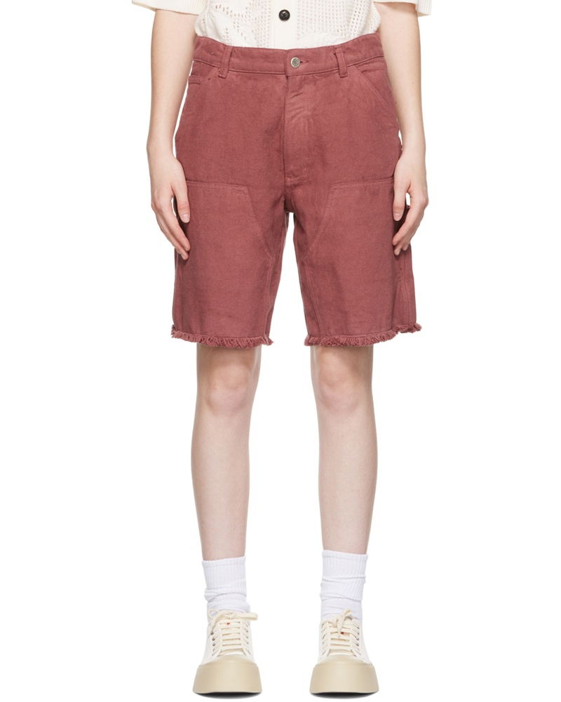 Sky High Farm Workwear Damen Pink Denim Shorts