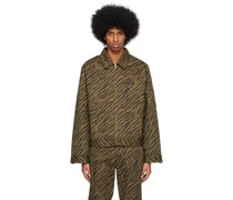 Green & Black Fastplant Jacket