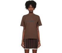 Brown Bonded T-Shirt