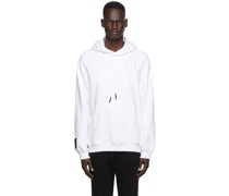 White Core Relaxed Hoodie