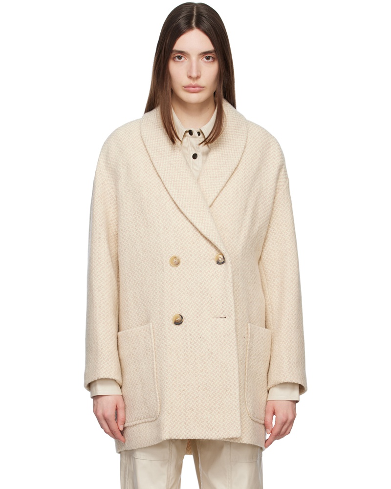 Étoile Isabel Marant Damen Beige Joanina Coat