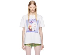 White 'Woof' T-Shirt
