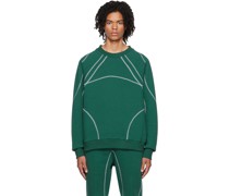 Green Overlock Stitch Sweatshirt