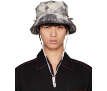 Gray Browns Edition Tie-Dyed Bucket hat